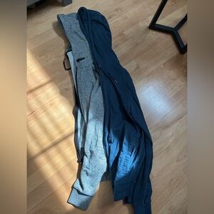 Five Four Hoodie Bundle - Navy and Heather Gray Zip Hoodies